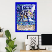 Poster op grote ondergrond en Titania (Thuiskantoor)