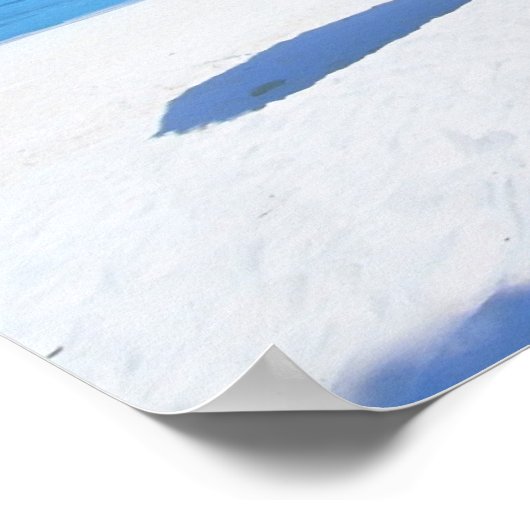 Poster op het strand van Paradise (Hoek)