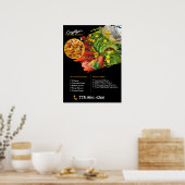 Poster op maat voor privé-cateringdiensten (Keuken)