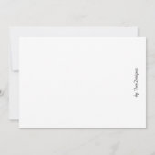 Poster op vrouwendag kaart (Achterkant)