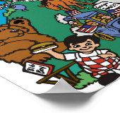 Poster "Opgroeien in Mandan" (Hoek)