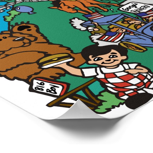 Poster "Opgroeien in Mandan" (Hoek)