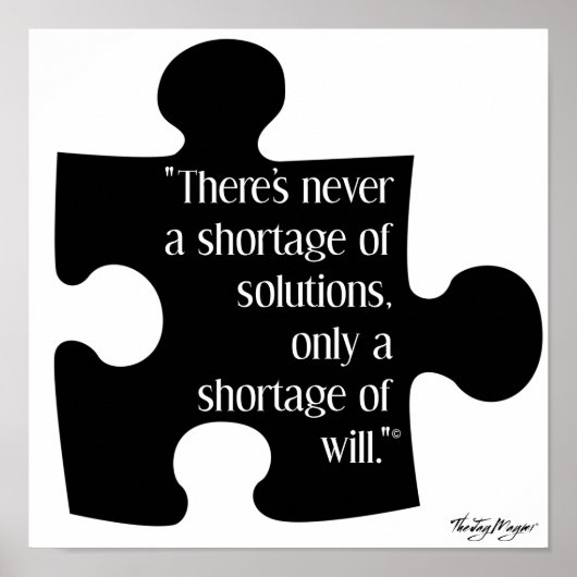 poster "Oplossingen" (Voorkant)