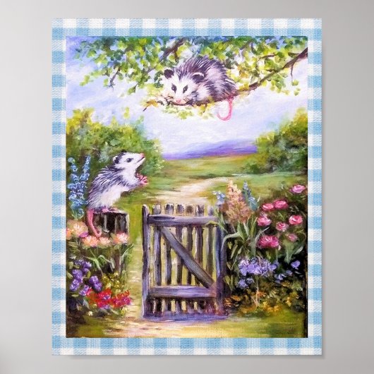 Poster OPOSSUMS SUMER CHAT (Voorkant)