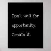 poster 'opportuniteit' (Voorkant)