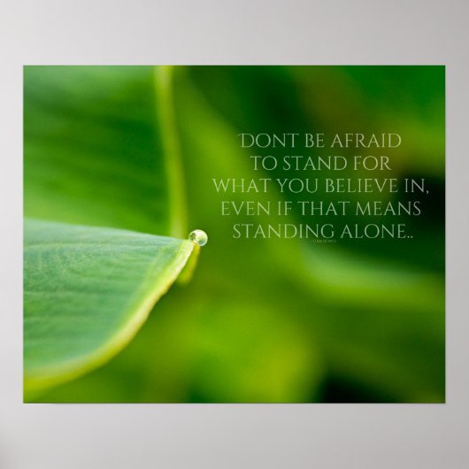 Poster opstaan (Voorkant)