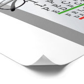 Poster Optometrist Chart (Hoek)