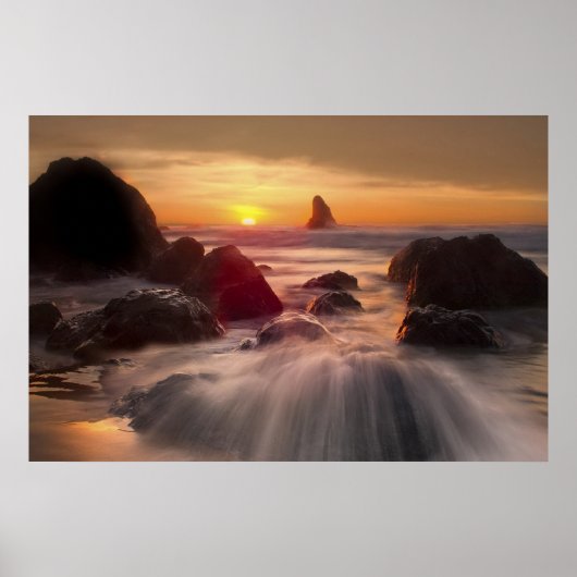 poster Oranje Oceaan (Voorkant)