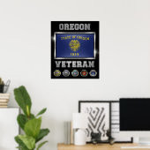 Poster Oregon Veteran (Thuiskantoor)
