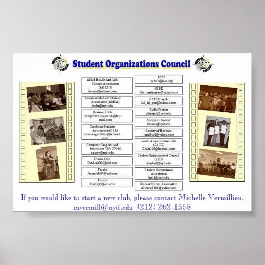 Poster Organisaties (Voorkant)
