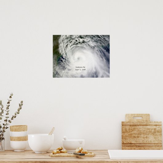 Poster orkaan Ike (september 13, 2008) (Keuken)