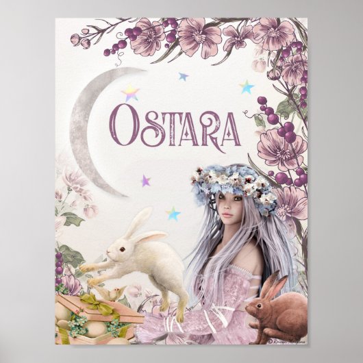 Poster OSTARA WICCAN SABBAT (Voorkant)