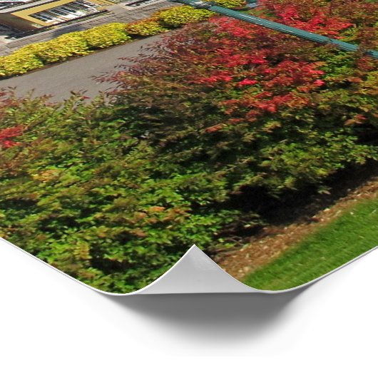 Poster oud Uitzicht Quebec City (Hoek)