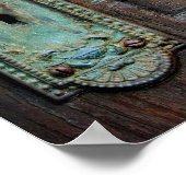 Poster oude deurknop (Hoek)