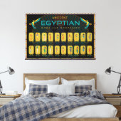 Poster Oude Egyptische provincies Canvas Afdruk (Insitu (Slaapkamer))