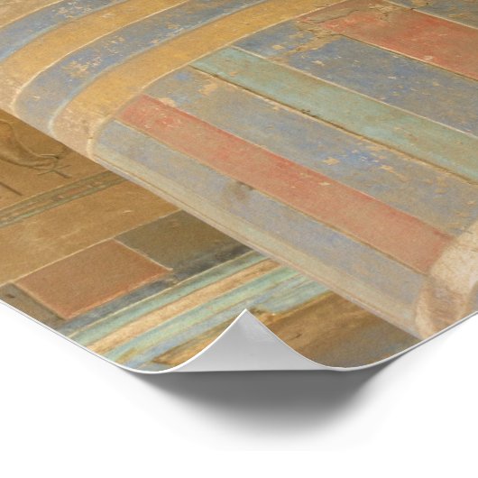 Poster Oude Egyptische tempel (Hoek)