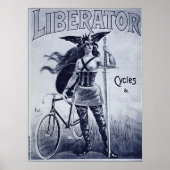 Poster oude fiets (Voorkant)