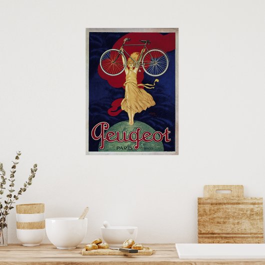 Poster oude fiets (Keuken)