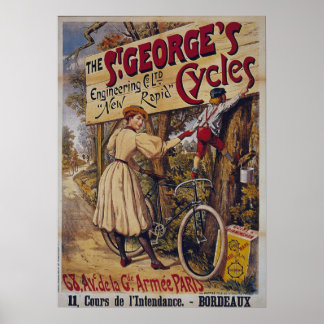 Poster oude fiets