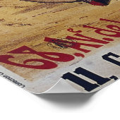 Poster oude fiets (Hoek)