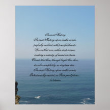 Poster Oude Geschiedenis gedicht op foto