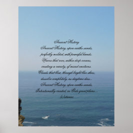 Poster Oude Geschiedenis gedicht op foto