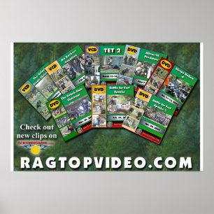 Poster oude Paintball Video's