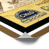 Poster Oude Pullman Trein Eetrijtuigen (Hoek)