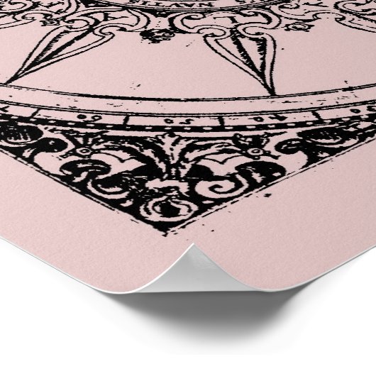 Poster oude Rozen (Hoek)