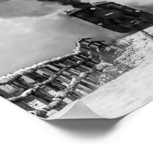 Poster oude trein (Hoek)