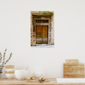 Poster oude, verwoeste oude deur, Kroatië (Keuken)