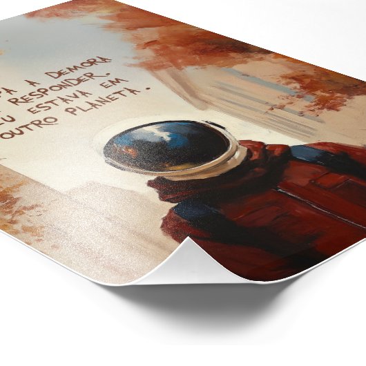 Poster Outro Planeta (com frase) (Hoek)