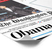 Poster over de herverkiezing van Obama (Hoek)