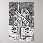 Poster over de spoorweg (Voorkant)