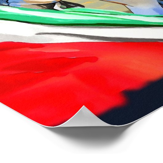 Poster over de vrijheid van vrouwen (Matte) (Hoek)