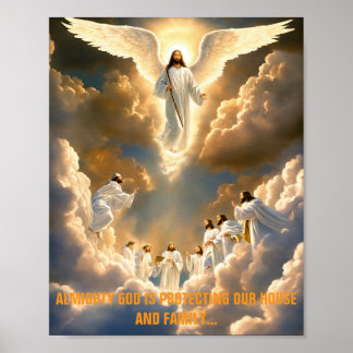 Poster over Goddelijke Bescherming – Met Gods Krac