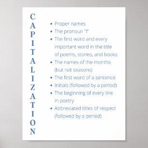 Poster over hoofdletters
