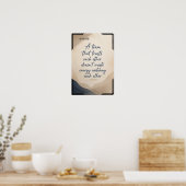 Poster over werkkultuur (Keuken)