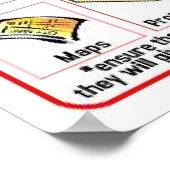 Poster overlevingskit voor Zombie (Hoek)