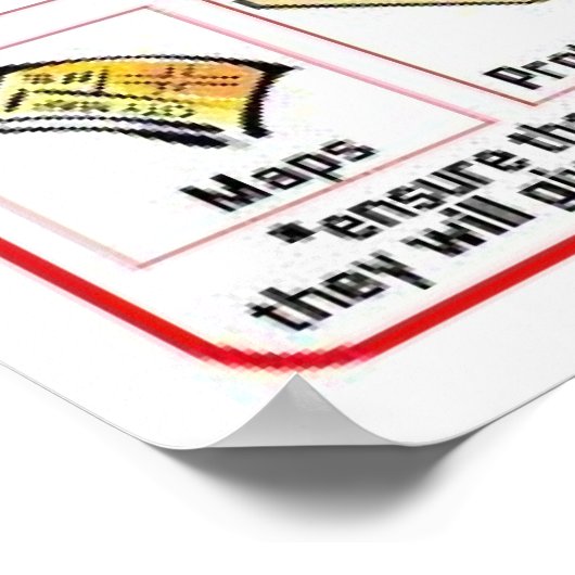 Poster overlevingskit voor Zombie (Hoek)