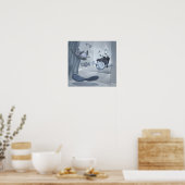 poster "Overstromingen in het huis" (Keuken)