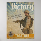 Poster overwinning ZETA Zombie (Voorkant)