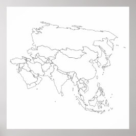 Poster overzicht Azië