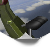 Poster P-38L LICHTING COCKPIT UITZICHT (Hoek)