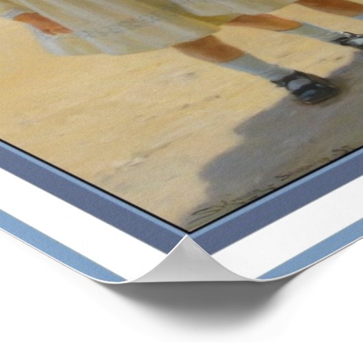 Poster P S Krøyer 1897 Døtrene Benzon (Hoek)