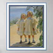 Poster P S Krøyer 1897 Døtrene Benzon (Voorkant)