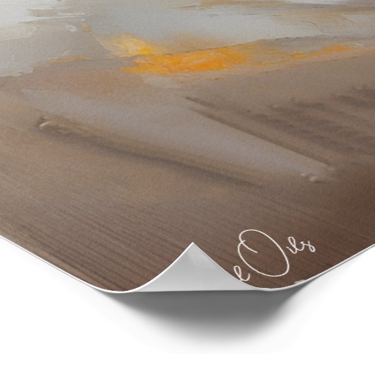 Poster | Paard | Olieverfstijl (Hoek)