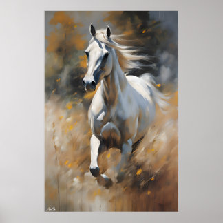 Poster | Paard | Schilderstijl