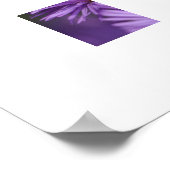 Poster Paars Flowers (Hoek)