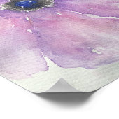 Poster Paars Passion Canvas (8x10) (Hoek)